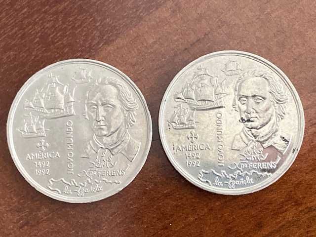 5 Moedas comemorativas 200 escudos (200$00) 1992 - América