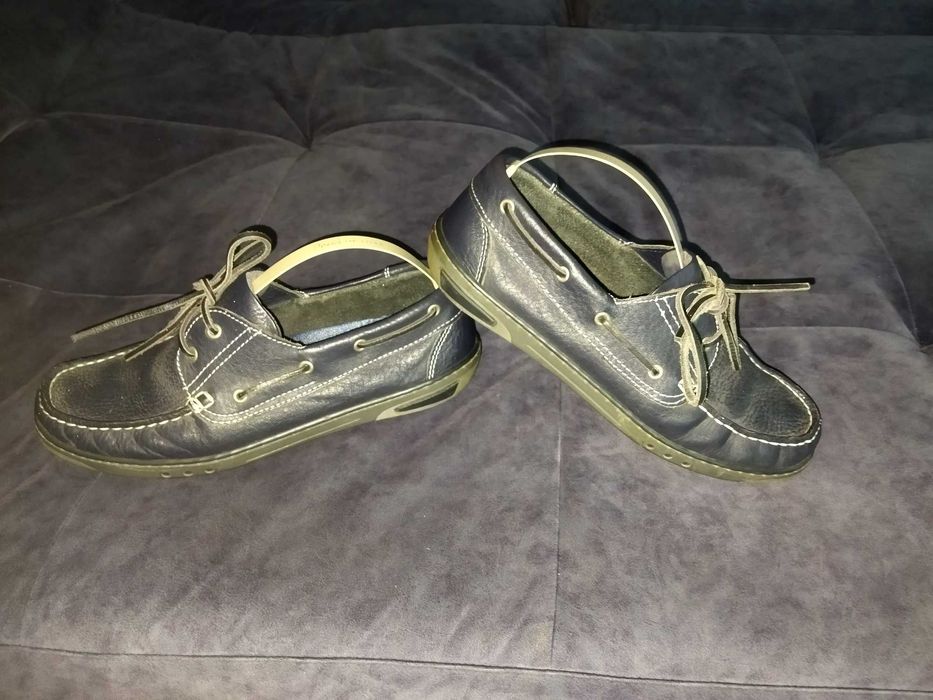 Мокасини  сліпери туфлі  Clarks Bratton Boat  р.40  темно-сині