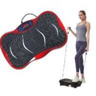 Віброплатформа тренувальна з пультом  еспандерами вібраційний тренажер