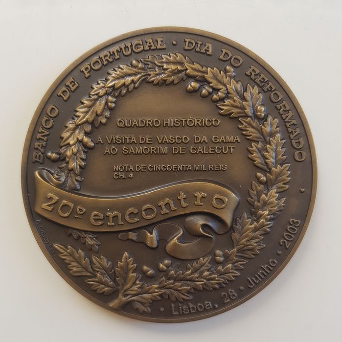 3 medalhas bronze antigas