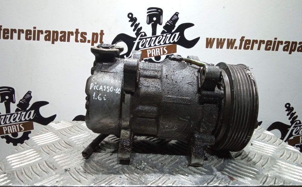 Compressor de ar condicionado Citroen Picasso 1.6i REF: SD6V12 - 1412F