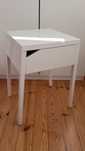 Mesa de cabeceira branca Ikea