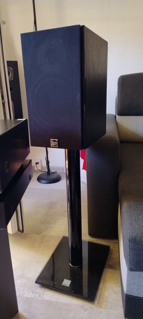 Denon  radio + wzmacniacz+ kolumny + stojaki
