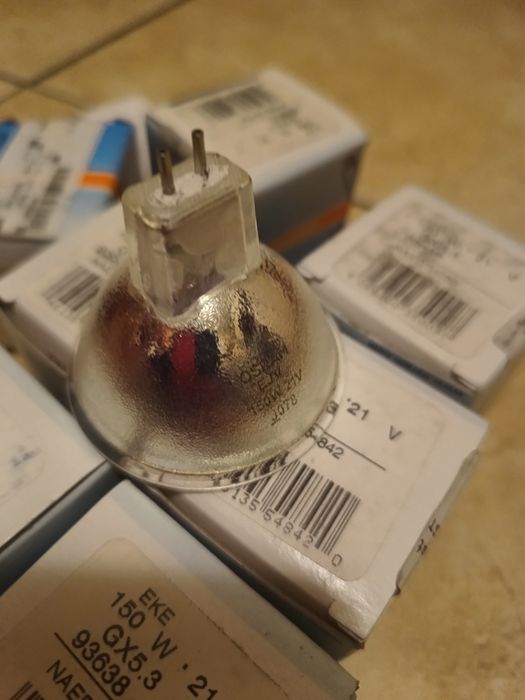 Żarówka halogenowa GX 5.3  150 W 21 V