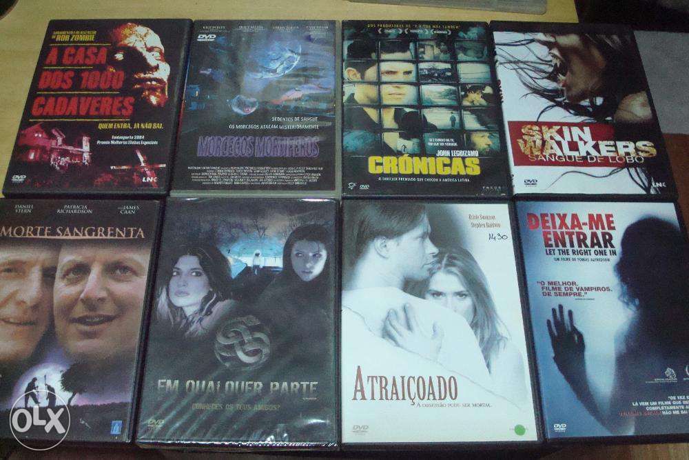 Lote 28 filmes de terror e suspense originais