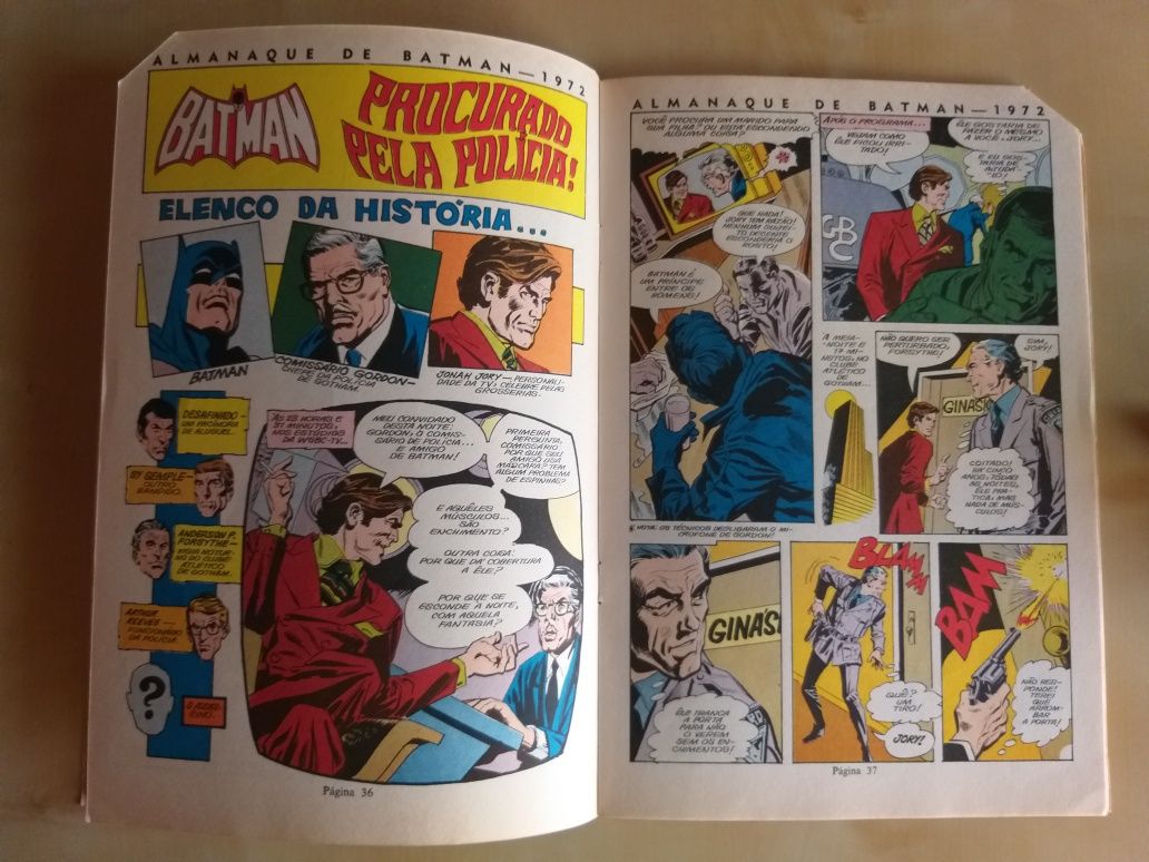 Revista Alamanaque Batman 1972 Ebal
