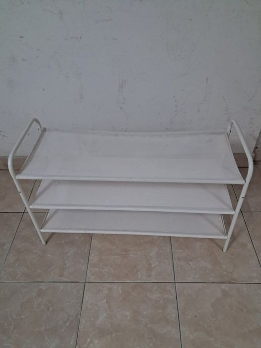 Sapateira empilhável branco 12 pares 65x90x35 cm Studio