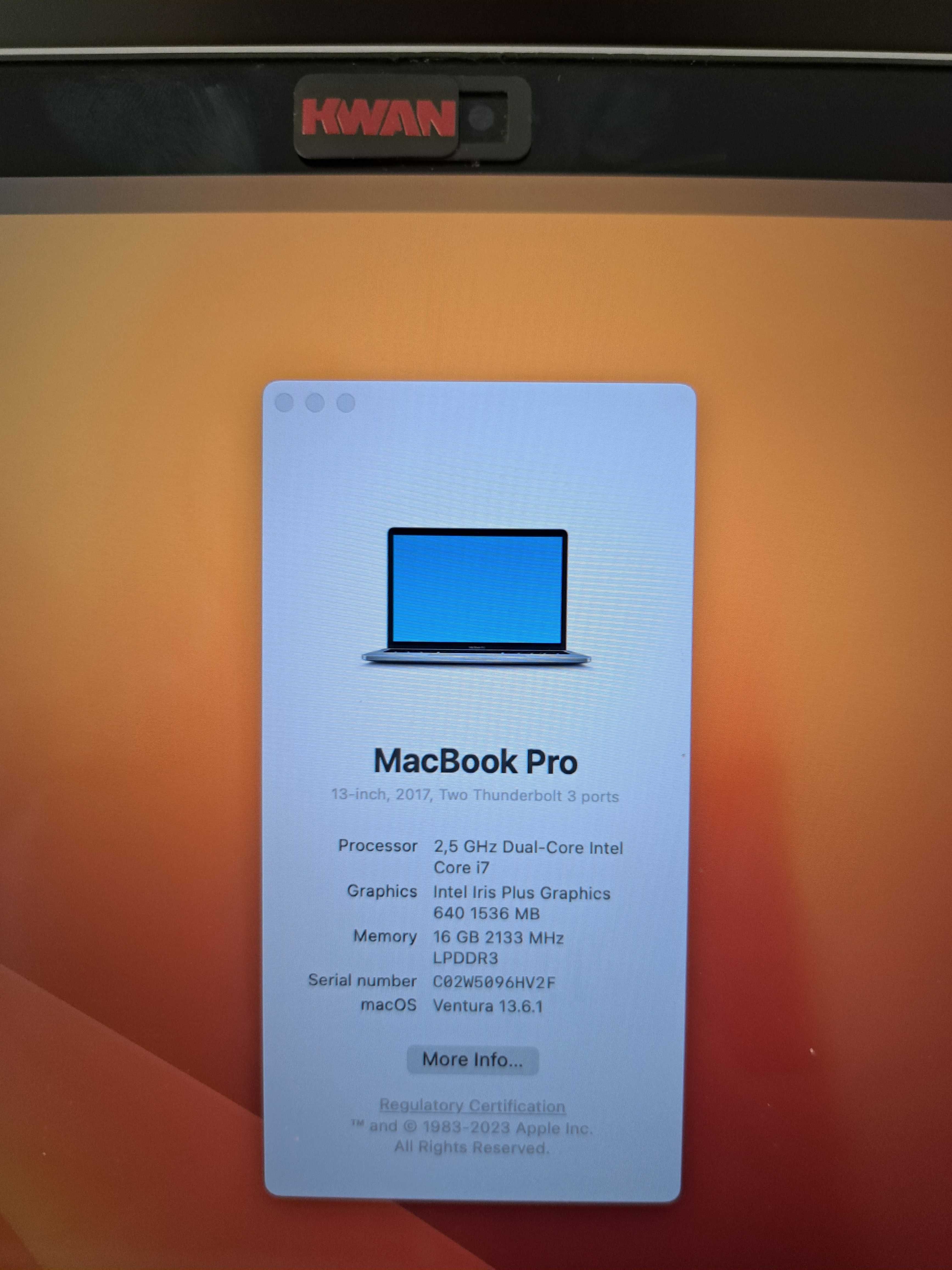 MacBook Pro 13" 2017