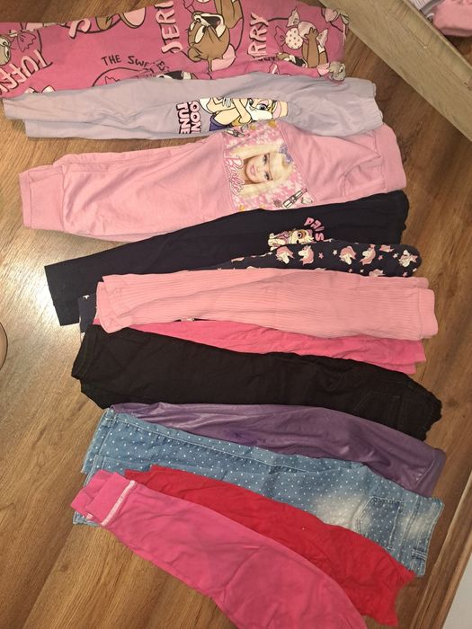 Mega zestaw ubrań dziewczęcy 122-128