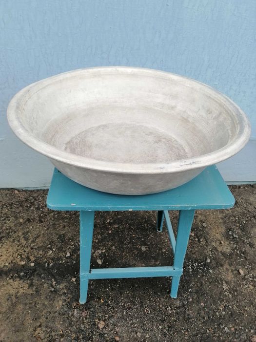 Таз алюминиевый пищевой для варки варенья и солений 22 л. и 12 л.