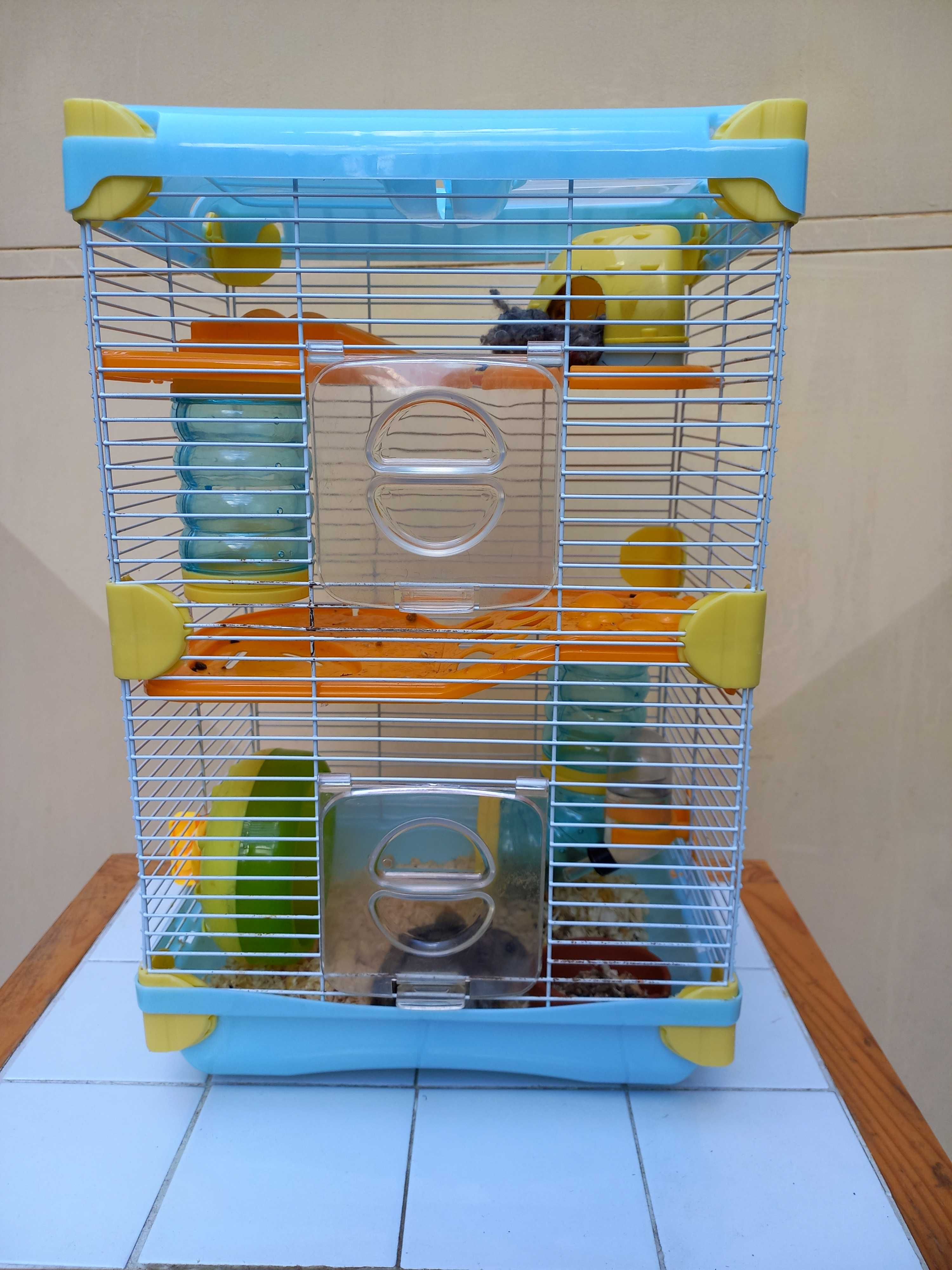 Gaiola Grande Completa com Oferta do Ratinho