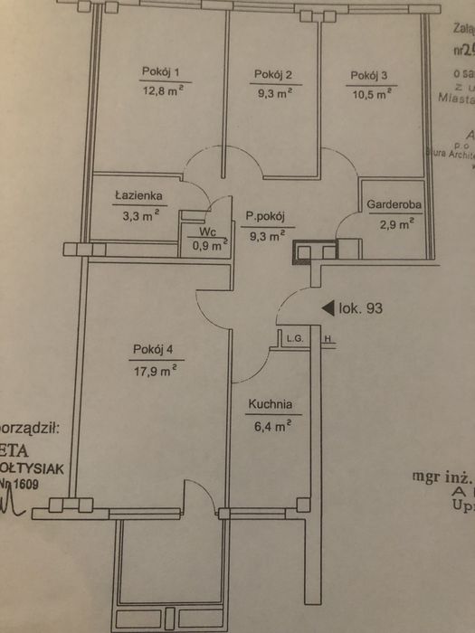 Mieszkanie 4 pokoje, po pracach remontowych dla studentow