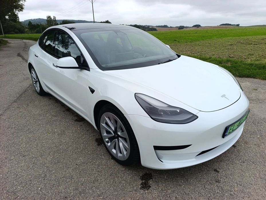 Tesla Model 3 Model 3 skóra, nawigacja, kamera, niski przebieg, Europa