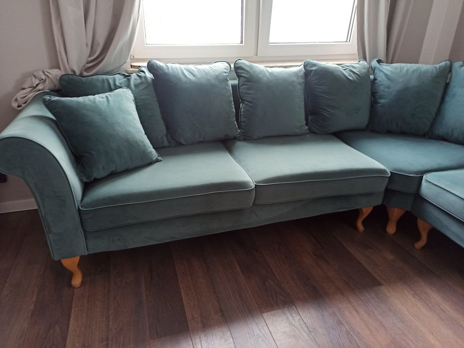 SOFA kanapa narożnik Valencia Exclusive Ludwik 260x280x90 glamour