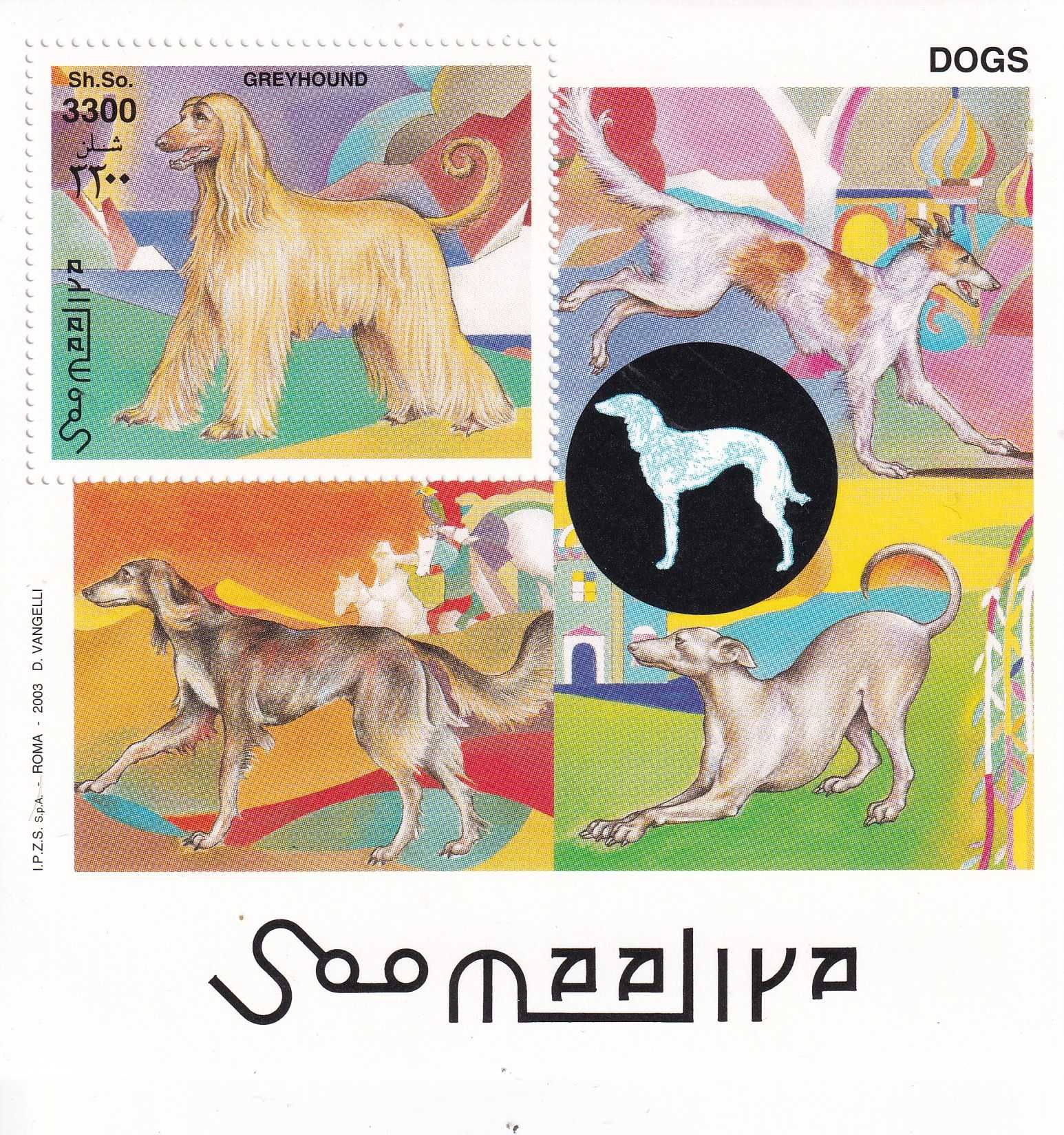 Somalia 2003 cena 5,90 zł - psy