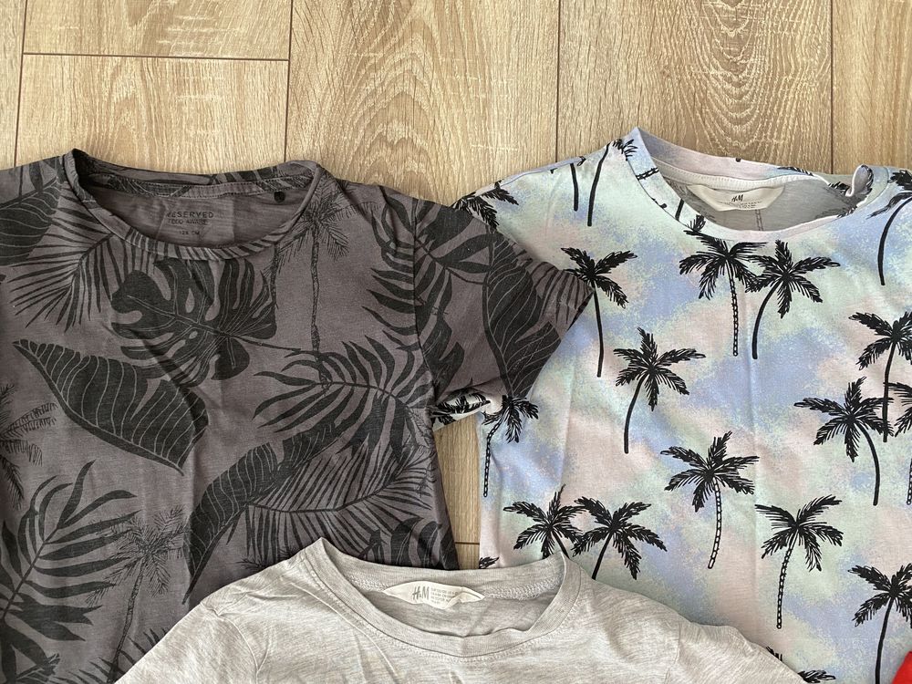 T-shirt dla chłopca , zestaw 122-128 H&M