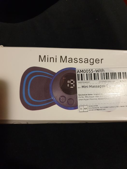 Nowy  elektroniczny minimasażer.