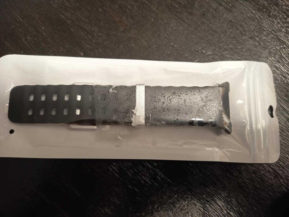 Pulseira em silicone preta para samsung  galaxy Watch 8 Classic