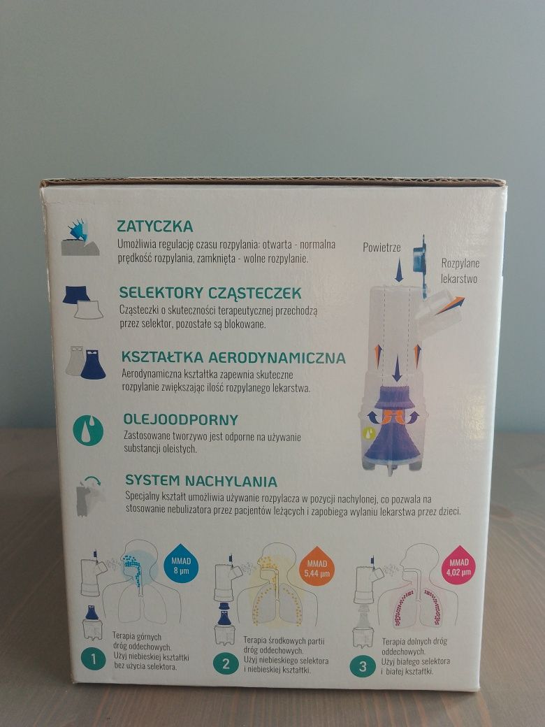 Inhalator nebulizer Econstellation Plus nowy 5 lat gwarancji