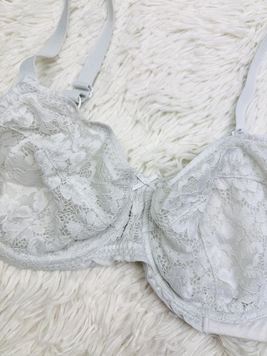 Biustonosz miękki fiszbiny 85C biały Dunnes