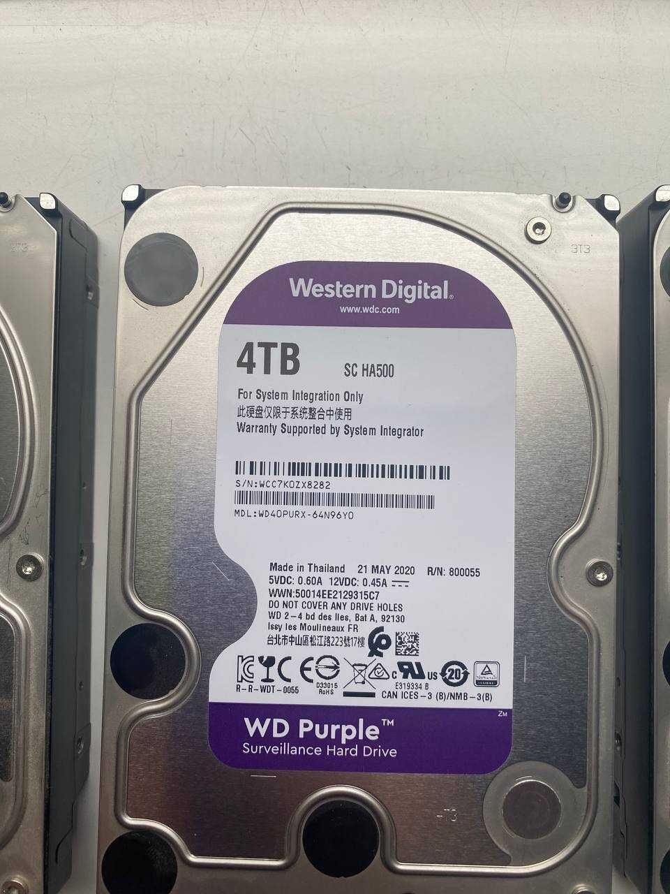 Жорсткий диск Western Digital Purple 4TB 5400rpm 256MB