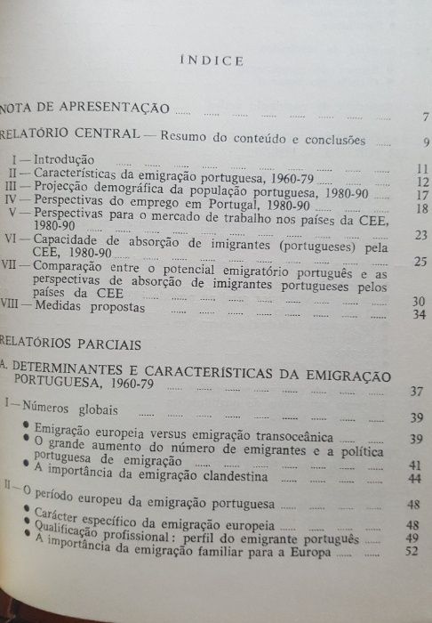 Perspectivas da Emigração Portuguesa para a CEE 1980.-1990
