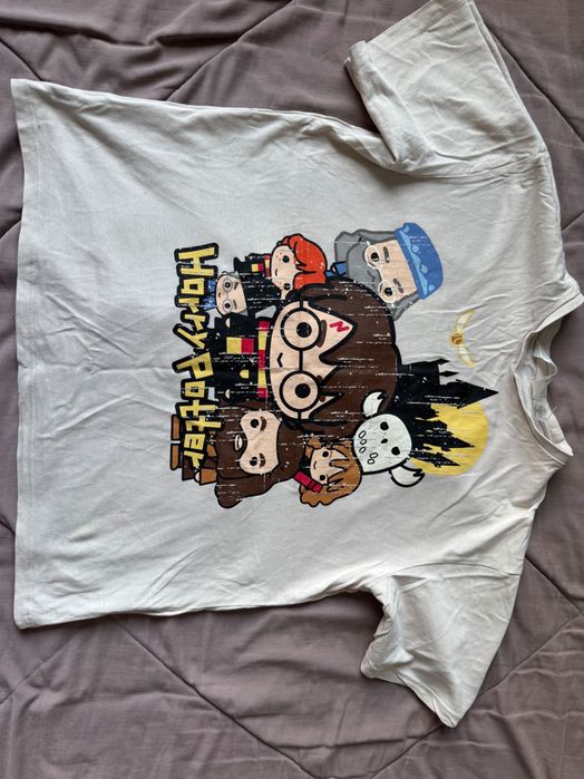 H&M beżowy T-shirt  146 / 152 Harry Potter