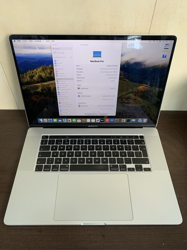 Macbook Pro 2019 i9 OctoCore 1 TB SSD 16Gb Full Apps, Fazemos Retomas