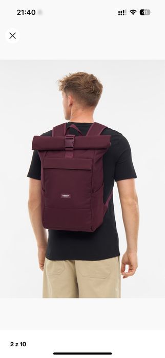 Plecak Larkson Unisex – kolor Berry (bordowy)