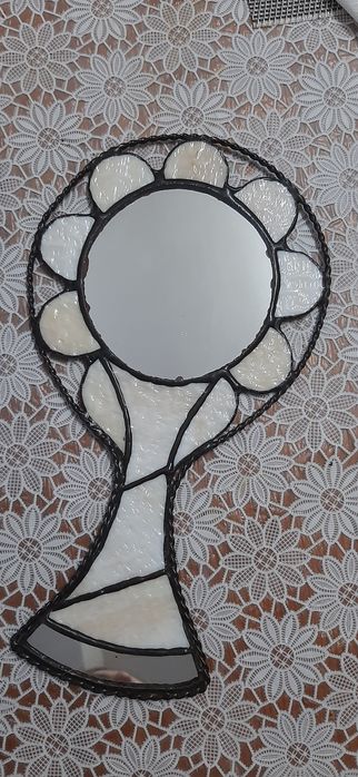 Espelho elaborado a mão - técnica vitral Tiffany