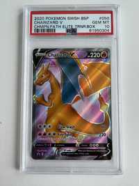 Charizard V SWSH 050 PSA 10 pokemon karta