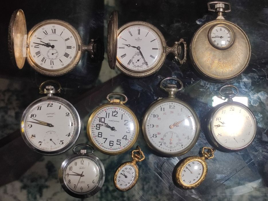 Lote de relógios de bolso