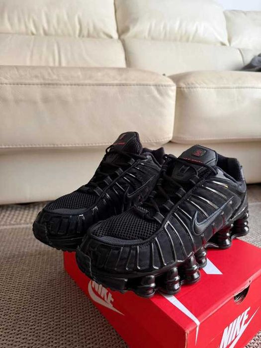 Buty meskie Mokasyny Nike_Shox_TL_Black R.37