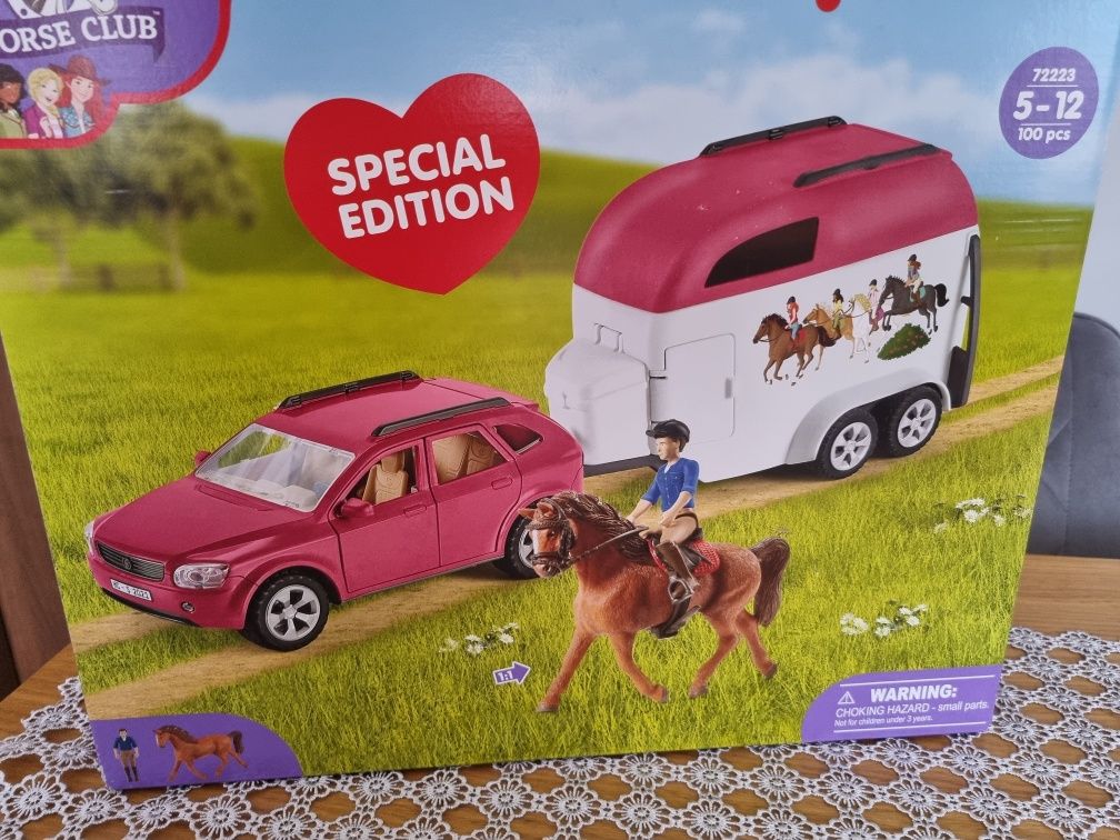 Auto z przyczepą schleich edycja specjalna