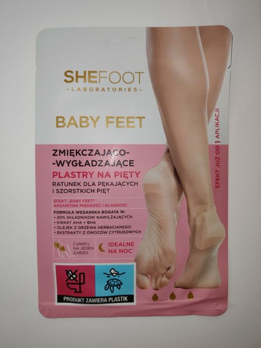 Zestaw kosmetyków do stóp Shefoot gąbka tarka plastry na pięty