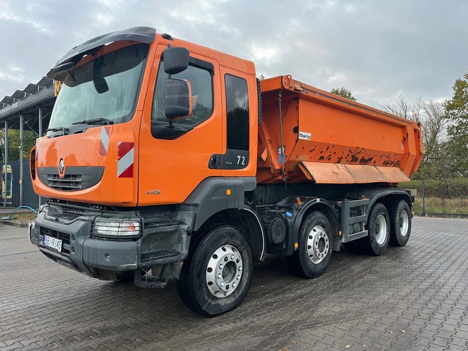 Wywrotka Renault Kerax, 460 DXI 8x4, gotowa do pracy