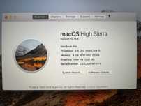 Macbook a1502 13” i5/4Gb на запчастини