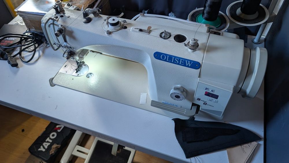 Olisew OLD-206H maszyna do szycia Stebnówka Potrójny Transport