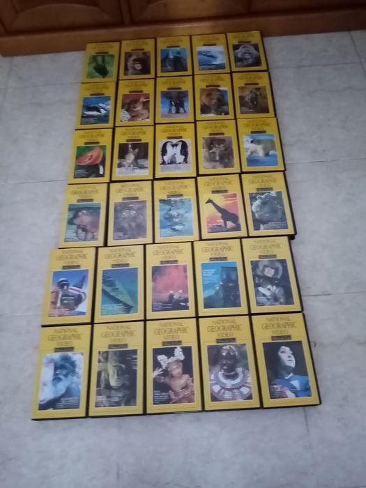 Coleção de Cassetes vídeo da national geographic