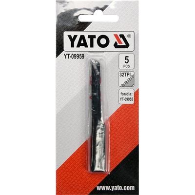 Brzeszczoty wyrzynarki pneumatycznej 32T 5szt Yato