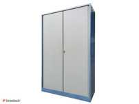 Szafa roletowa warsztatowa 195x120x45 cm regał metalowy z półkami