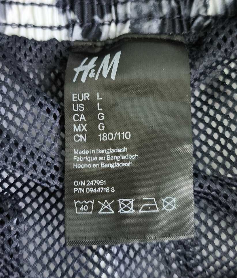 H&M męskie spodenki plażowe r.L