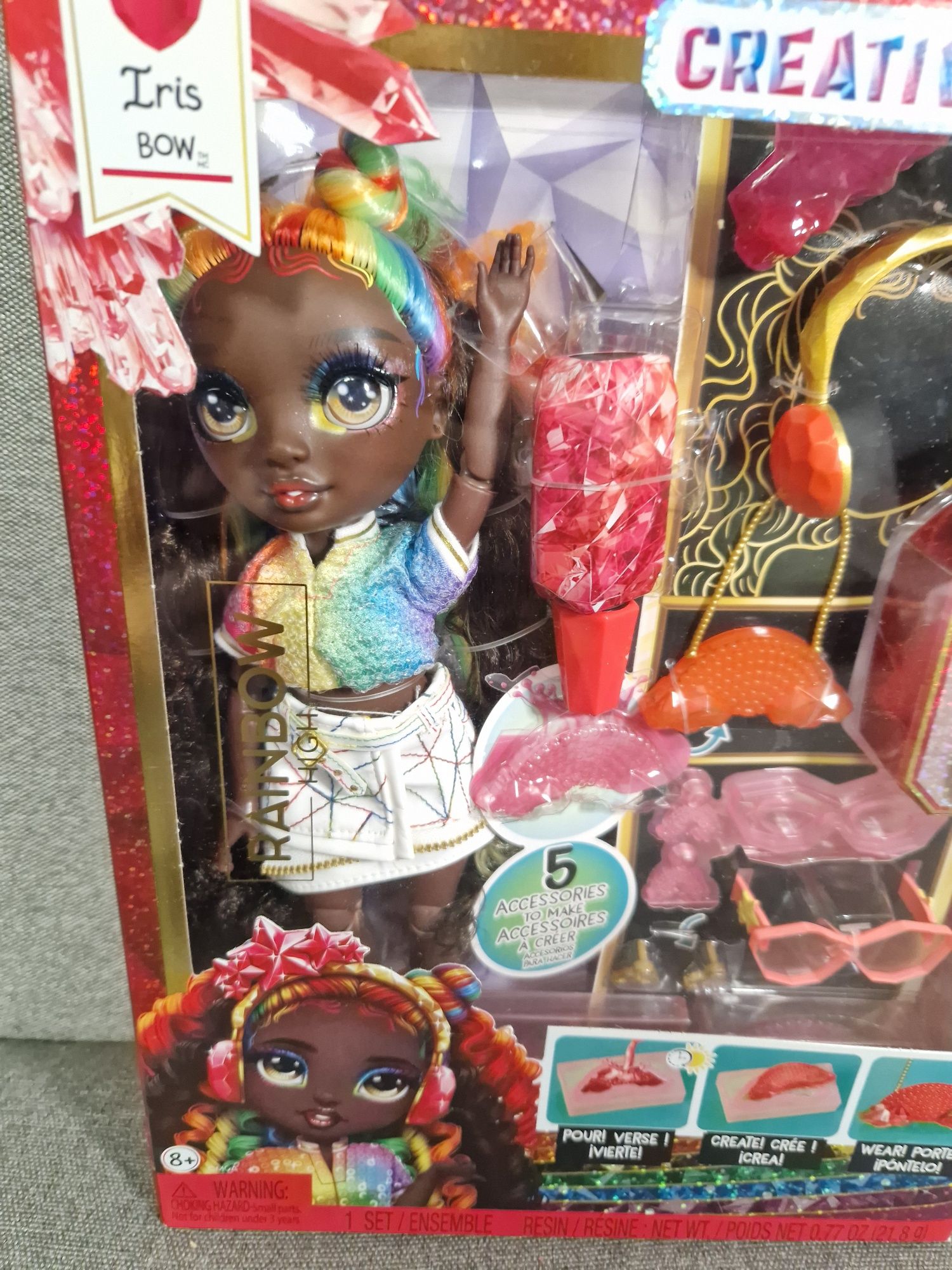 Лялька rainbow high crystal Bella Iris рейнбоу хай Белла Айріс кристал