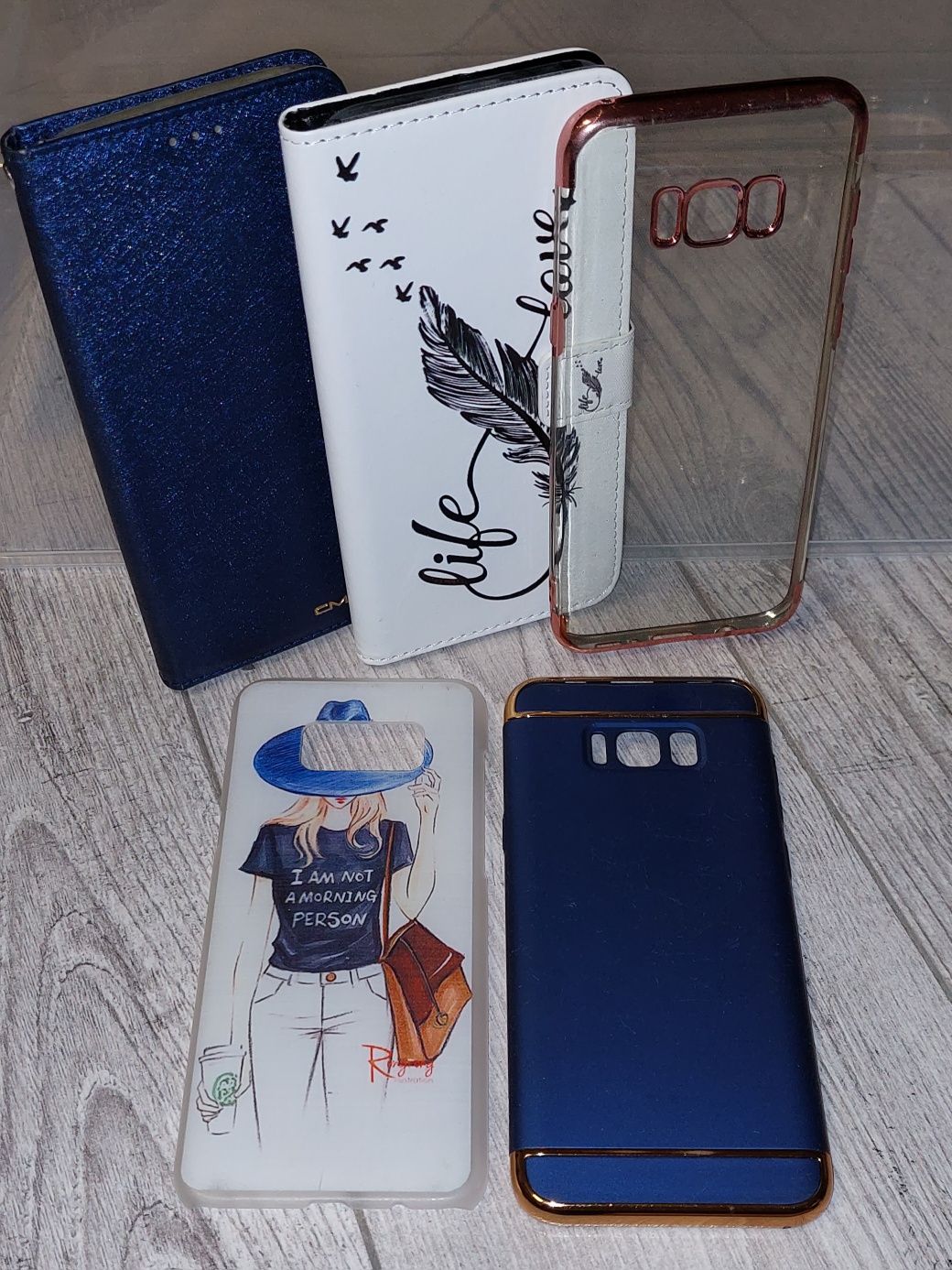 Etui pokrowiec Samsung S8 +  5 sztuk lub pojedynczo