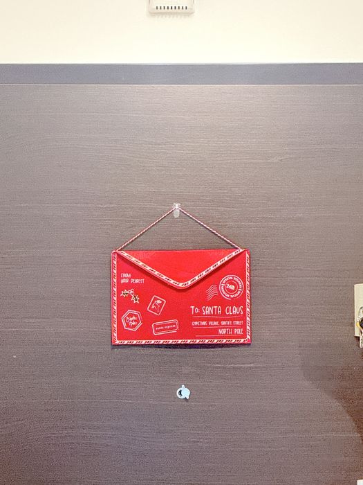 Dekoracja filcowa na drzwi list do Mikołaja Sinsay Home