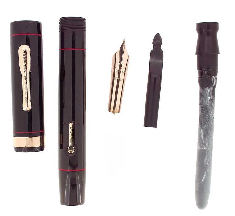 Caneta tinta permanente vácuo - CONKLIN mod. ENDURA - Aprox. 1924/30s