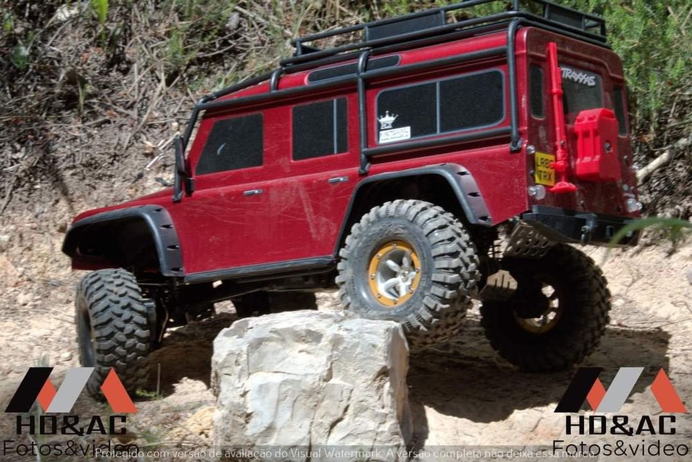 Traxxas TRX4 com bloqueios