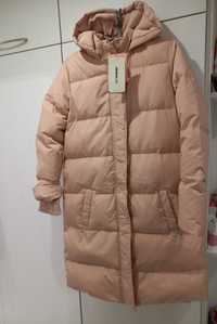 Куртка длинная, пальто розовое, курточка, куртка waikiki
