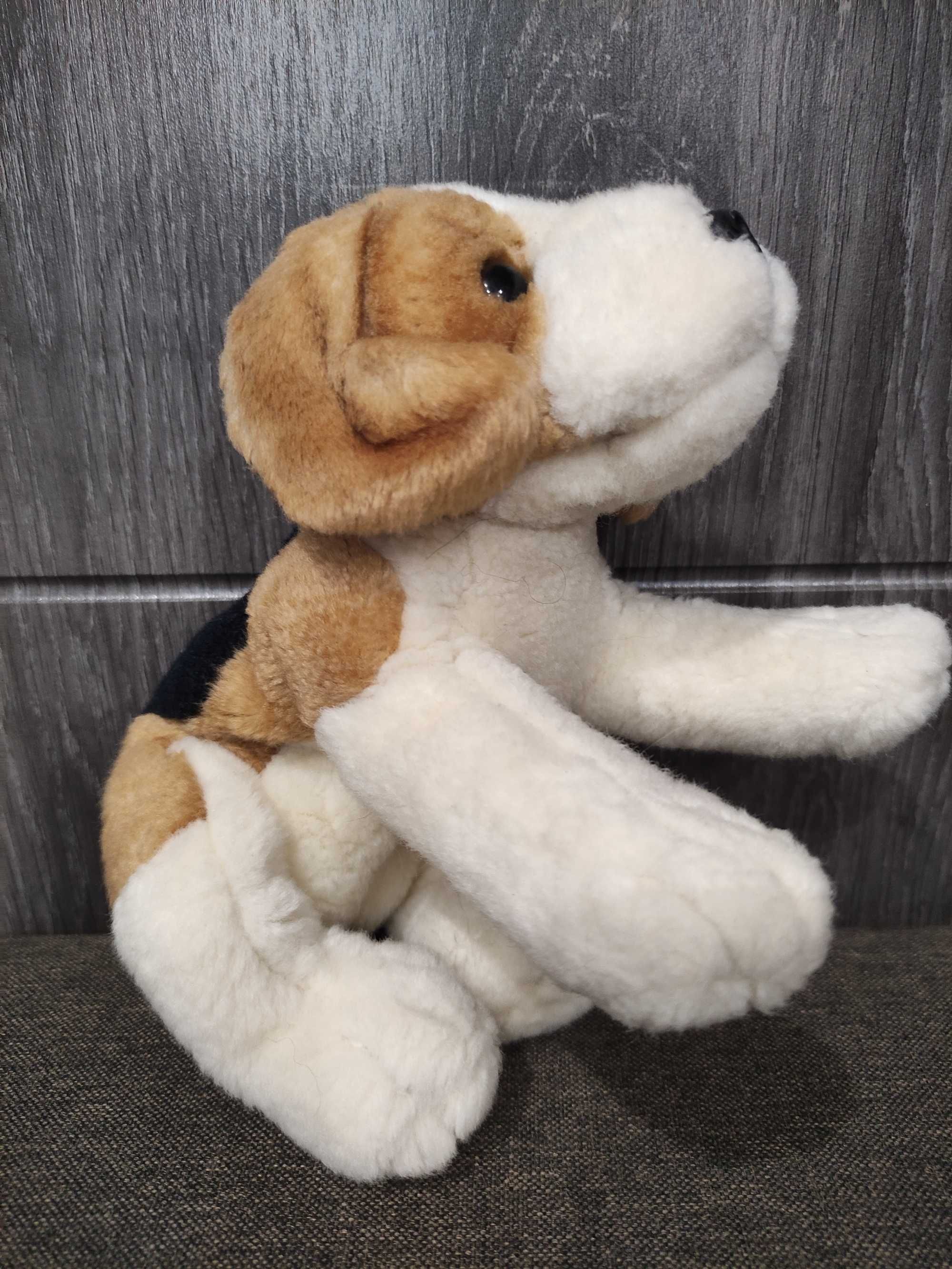 Мягкая игрушка собака щенок бигль 25 см keel toys