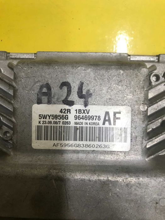 Блок управління двигуном  Chevrolet  Aveo 1.2 5WY5956G